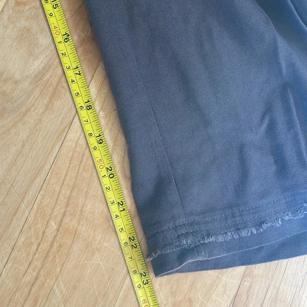 Easel Los Angeles ash brown gray oversized linen blend overalls M nwt - Picture 6 of 9
